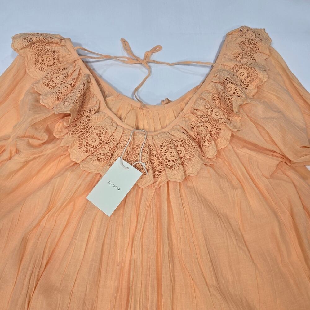 Tularosa Crawford Dress in Cantaloupe Orange XS - Picture 10 of 12